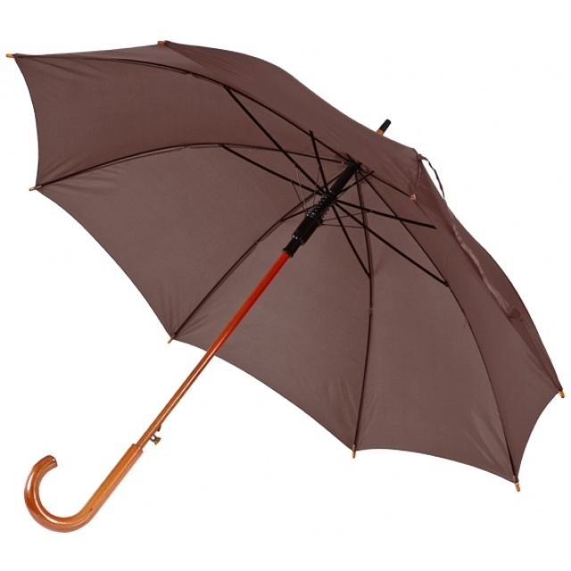 Wooden automatic umbrella NANCY  color brown