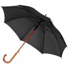 Wooden umbrella NANCY, black