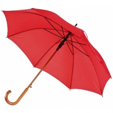 Wooden automatic umbrella Nancy, red