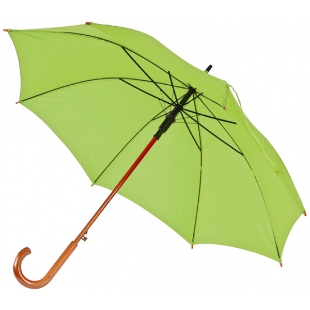 Wooden automatic umbrella NANCY  color light green