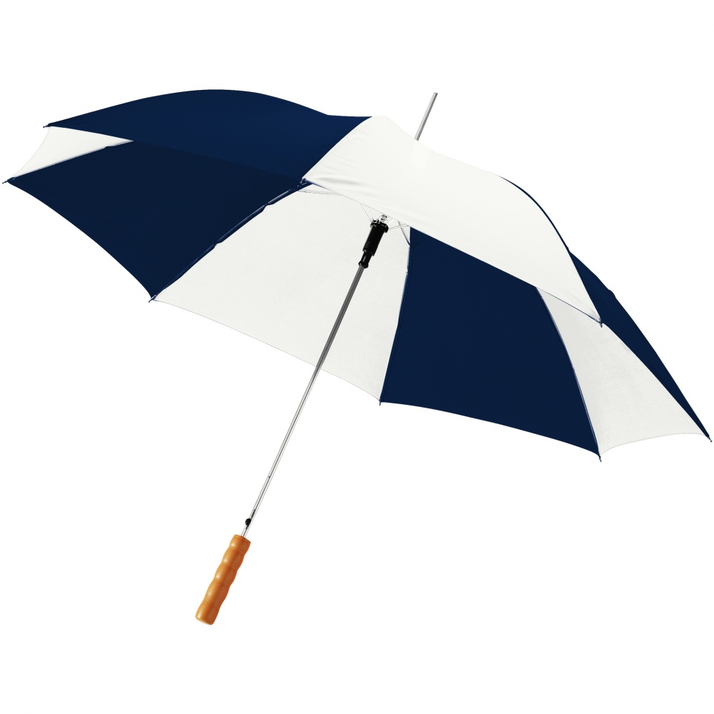 23" Lisa automatic umbrella, dark blue/white
