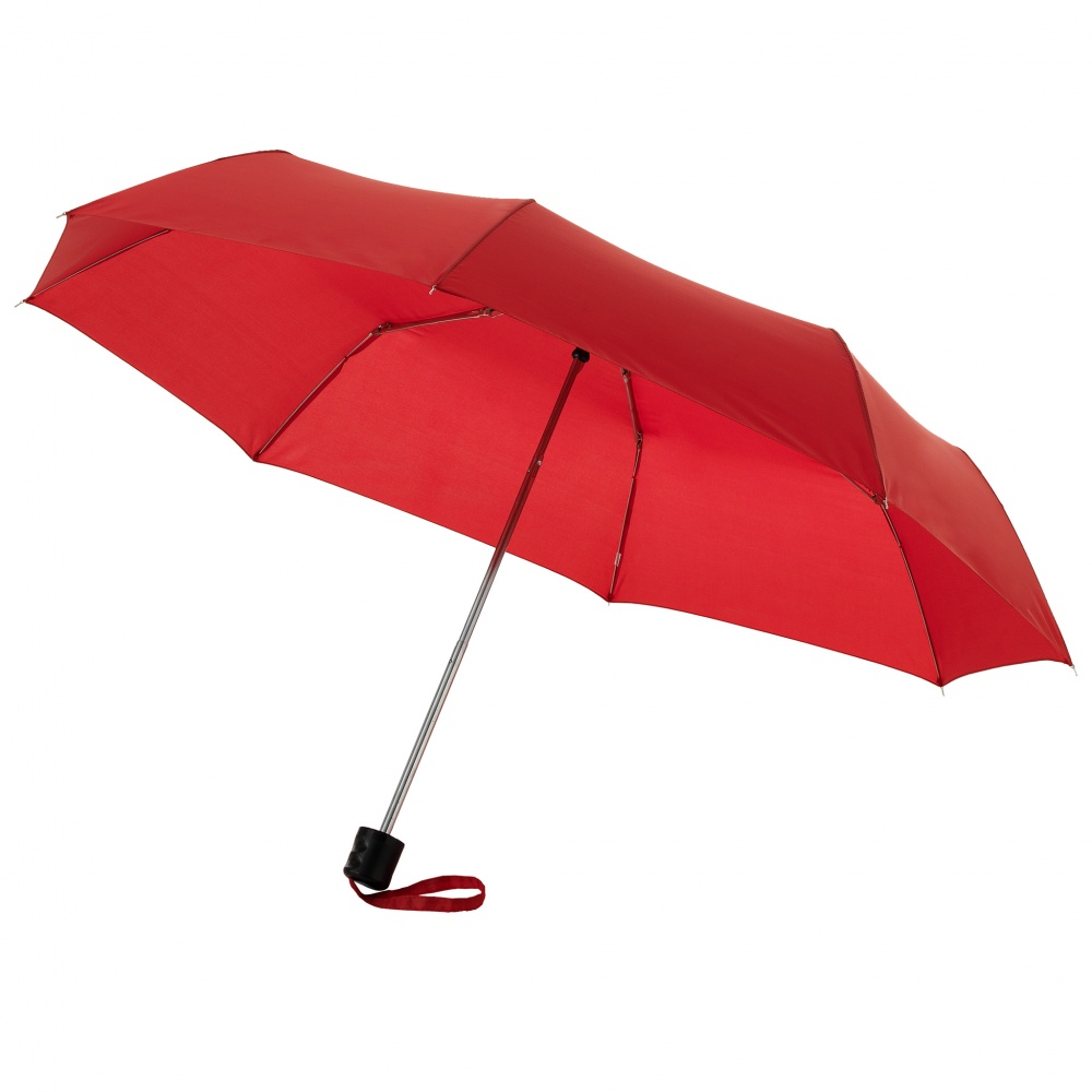 Ida 21.5" foldable umbrella, red