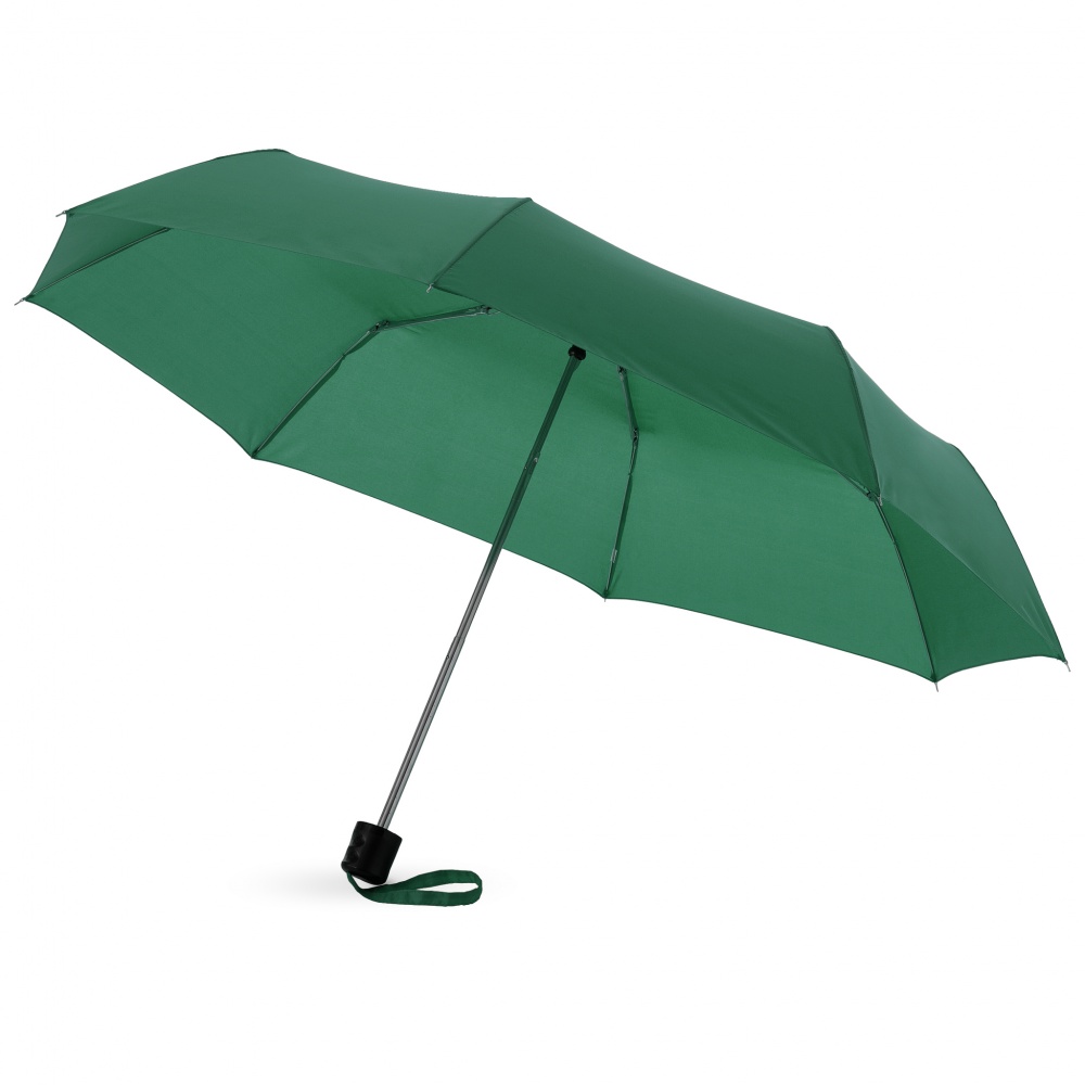 Ida 21.5" foldable umbrella, green