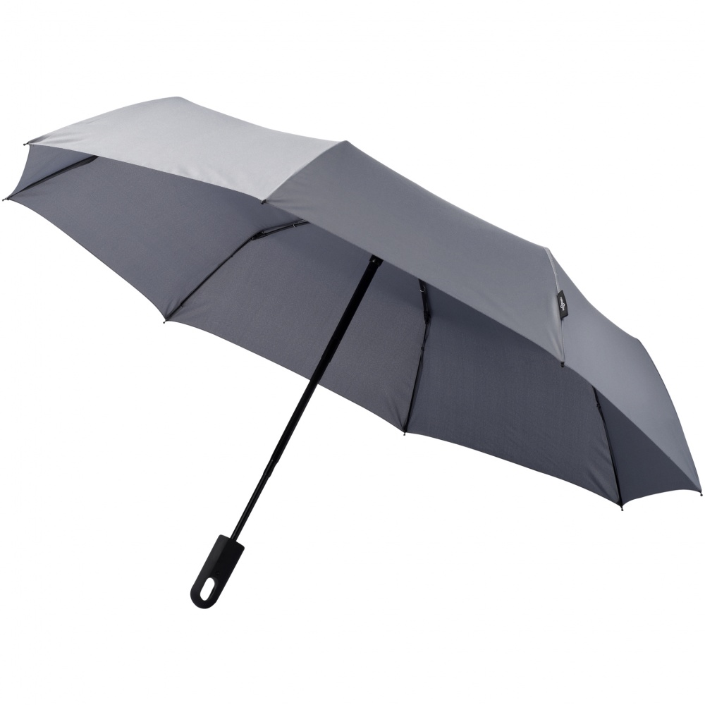 21.5" Traveler 3-section umbrella, grey