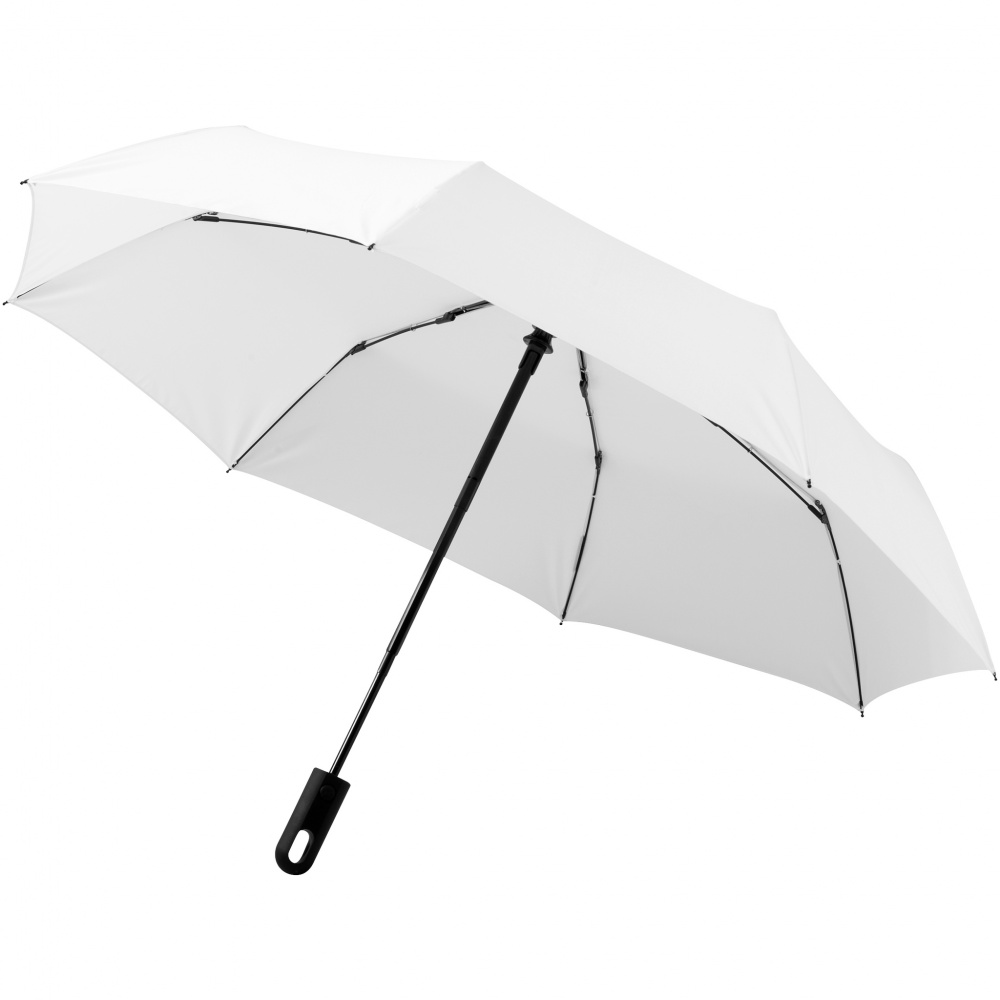 21.5" Traveler 3-section umbrella, white