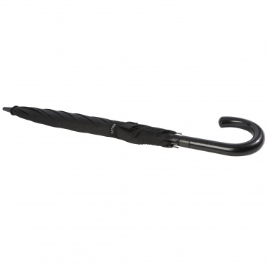 Fontana 23" auto open umbrella with carbon look and crooked handle
