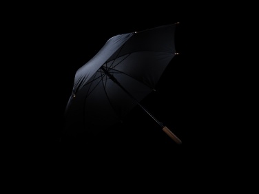23" Impact AWARE™ RPET 190T auto open bamboo umbrella