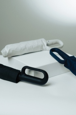 Yara 21" AWARE™ RPET solid colour umbrella with carabiner