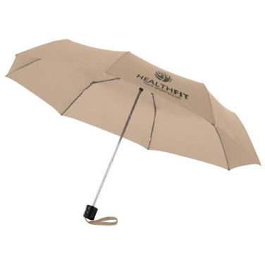 Ida 21.5" foldable umbrella, Oatmeal, product image (3)
