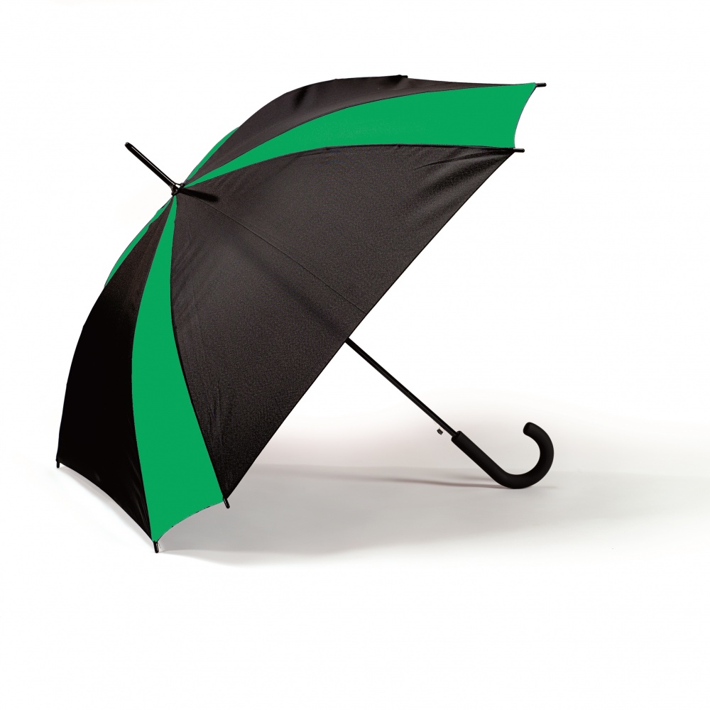 Kahevärviline vihmavari Saint-Tropez, roheline/must