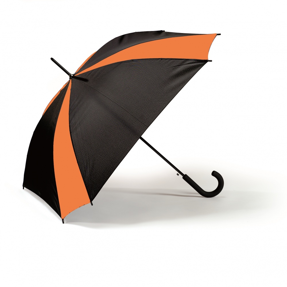 Värviküllane vihmavari Saint-Tropez, oranž/must