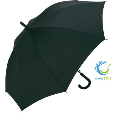 FARE® Collection tormikindel automaatne vihmavari Teflon™ kattega logoga, must (waterSAVE®) – tootefoto