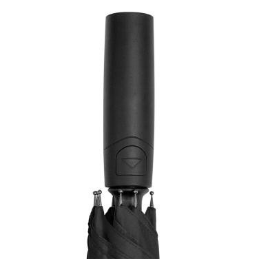 FARE tormikindel automaatne vihmavari Windproof PLUS 105 cm logoga, must – detailvaade 4