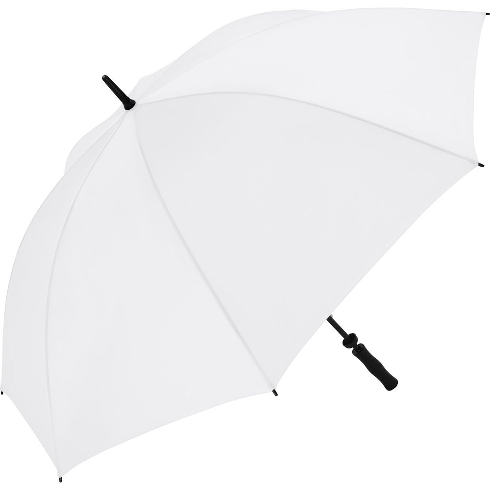 FARE klaaskiust golfivihmavari kahele 130 cm logoga, valge – tootefoto