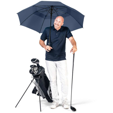 FARE Fibermatic XL Vent ventilatsiooniga automaatne golfivihmavari logoga, tumesinine – detailvaade 8