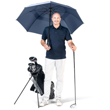 FARE Fibermatic XL Vent ventilatsiooniga automaatne golfivihmavari logoga, tumesinine – detailvaade 9