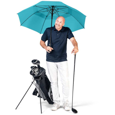 FARE Fibermatic XL Vent ventilatsiooniga automaatne golfivihmavari logoga, petrool – detailvaade 8