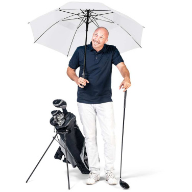 FARE Fibermatic XL Vent ventilatsiooniga automaatne golfivihmavari logoga, valge – detailvaade 8