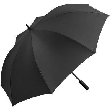 FARE tormikindel automaatne golfivihmavari Windproof PLUS 133 cm logoga, must – tootefoto