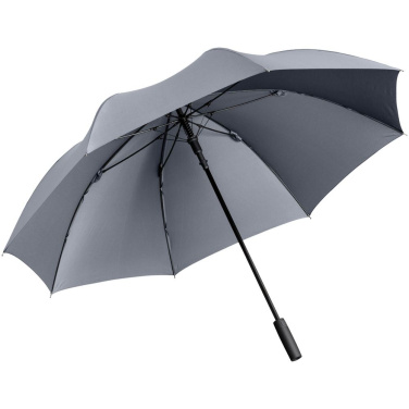 FARE tormikindel automaatne golfivihmavari Windproof PLUS 133 cm logoga, hall – detailvaade 2