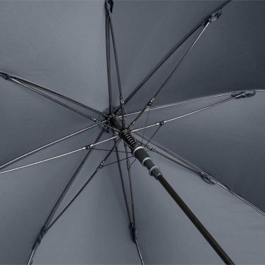 FARE tormikindel automaatne golfivihmavari Windproof PLUS 133 cm logoga, hall – detailvaade 3