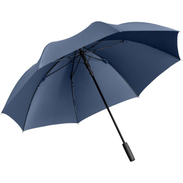 FARE tormikindel automaatne golfivihmavari Windproof PLUS 133 cm logoga, tumesinine – detailvaade 2