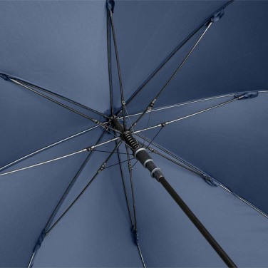 FARE tormikindel automaatne golfivihmavari Windproof PLUS 133 cm logoga, tumesinine – detailvaade 3