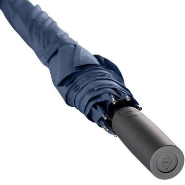 FARE tormikindel automaatne golfivihmavari Windproof PLUS 133 cm logoga, tumesinine – detailvaade 5