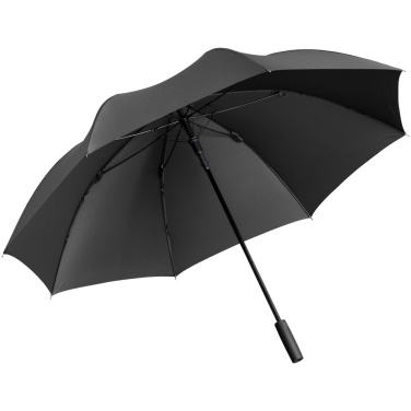 FARE tormikindel automaatne golfivihmavari Windproof PLUS 133 cm, must logoga – detailvaade 2