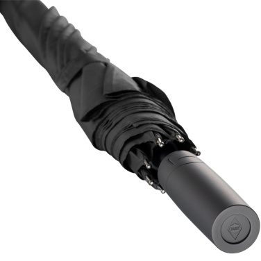 FARE tormikindel automaatne golfivihmavari Windproof PLUS 133 cm logoga, must – detailvaade 5