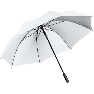 FARE tormikindel automaatne golfivihmavari Windproof PLUS 133 cm logoga, valge – detailvaade 2