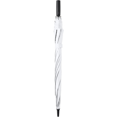 FARE tormikindel automaatne golfivihmavari Windproof PLUS 133 cm logoga, valge – detailvaade 4