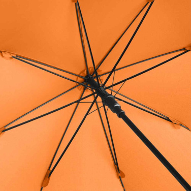 FARE automaatne golfivihmavari konksukäepidemega 122 cm logoga, oranž – detailvaade 3