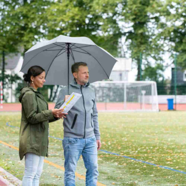 FARE soodne automaatne golfivihmavari pehme käepidemega 120 cm logoga, hall – detailvaade 7