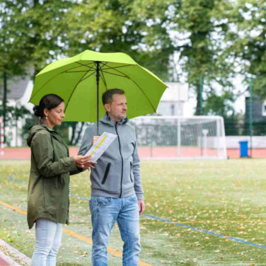 FARE soodne automaatne golfivihmavari pehme käepidemega 120 cm logoga, laimiroheline – detailvaade 8