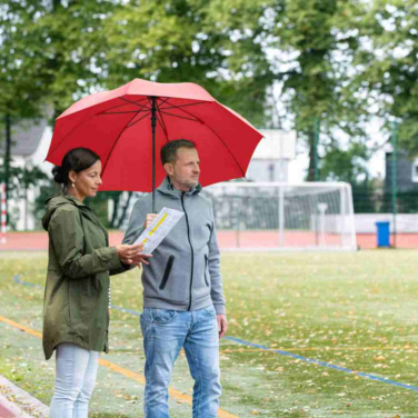 FARE soodne automaatne golfivihmavari pehme käepidemega 120 cm logoga, punane – detailvaade 7