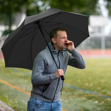 FARE soodne automaatne golfivihmavari pehme käepidemega 120 cm logoga, must – detailvaade 4
