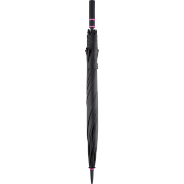 FARE® Style värviliste detailidega automaatne golfivihmavari logoga, must-magenta – detailvaade 10
