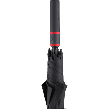 FARE® Style värviliste detailidega automaatne golfivihmavari logoga, must-punane – detailvaade 5