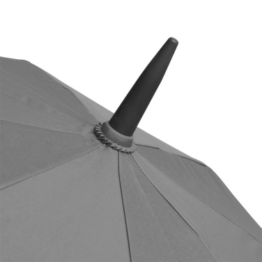 FARE® Doubleface XL Vent kahevärviline ventilatsiooniga golfivihmavari logoga, hall (waterSAVE®) / must – detailvaade 10