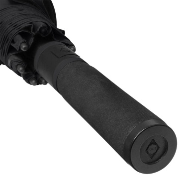 FARE® Doubleface XL Vent kahevärviline ventilatsiooniga golfivihmavari logoga, must (waterSAVE®) / must – detailvaade 2