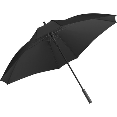 FARE Jumbo® XL Square Color ruudukujuline golfivihmavari logoga, must – detailvaade 4