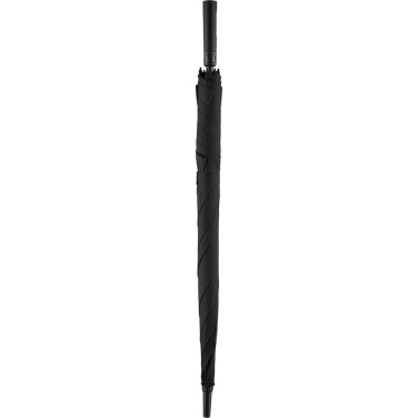 FARE Jumbo® XL Square Color ruudukujuline golfivihmavari logoga, must – detailvaade 5