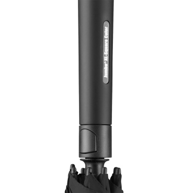 FARE Jumbo® XL Square Color ruudukujuline golfivihmavari logoga, must – detailvaade 7