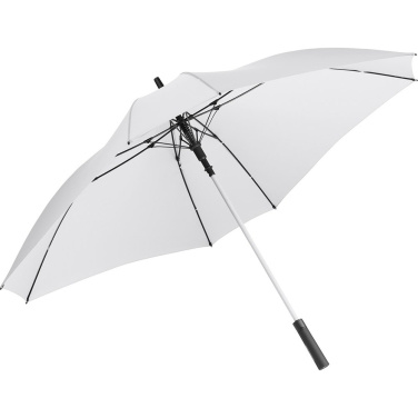 FARE Jumbo® XL Square Color ruudukujuline golfivihmavari logoga, valge – detailvaade 4
