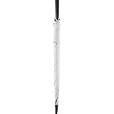 FARE Jumbo® XL Square Color ruudukujuline golfivihmavari logoga, valge – detailvaade 5