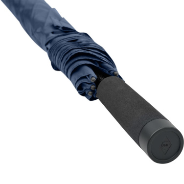 FARE® Carbon UltraLight ülikerge golfivihmavari UV-kaitsega logoga, tumesinine – detailvaade 6