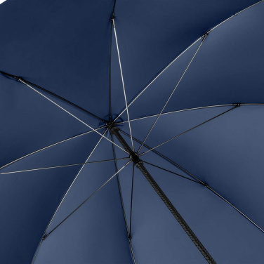 FARE® Carbon UltraLight ülikerge golfivihmavari UV-kaitsega logoga, tumesinine – detailvaade 7