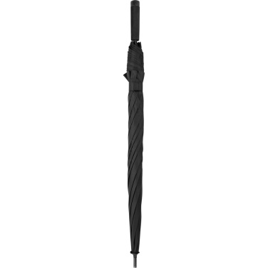 FARE® Carbon UltraLight ülikerge golfivihmavari UV-kaitsega logoga, must – detailvaade 5