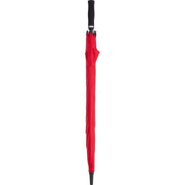 FARE Fibermatic XL vastupidav automaatne golfivihmavari 130 cm logoga, punane – detailvaade 3